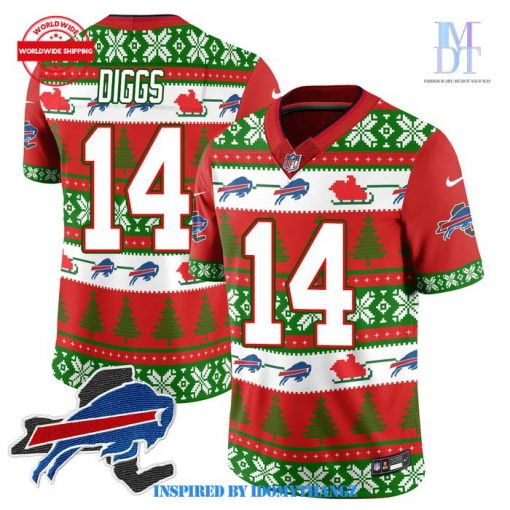 Buffalo Bills 2024 Christmas Vapor Limited Jersey