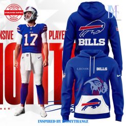 Buffalo Bills Nike Blue Game Player 2024 Hoodie