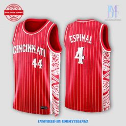 Cincinnati Reds Espinal Basketball Jersey