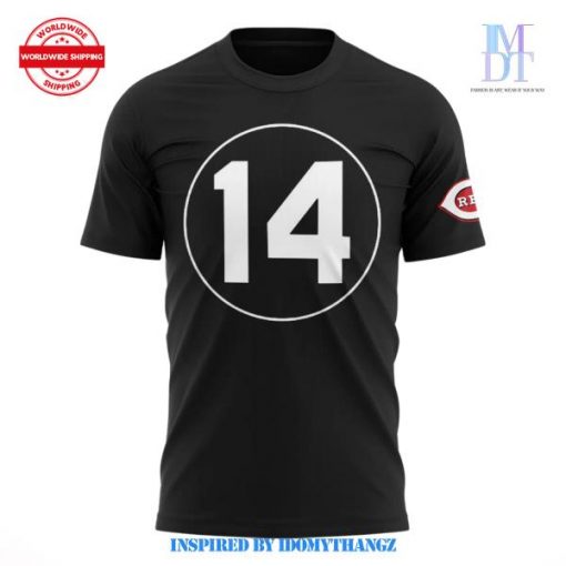 Cincinnati Reds In Loving Memory Pete Rose Black Shirt