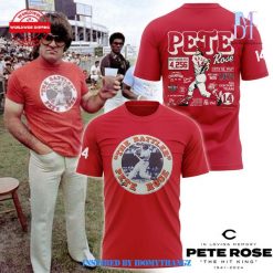 Cincinnati Reds The Battler Pete Rose Red Shirt