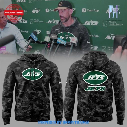 Coach Jeff Ulbrich New York Jets Camo Hoodie