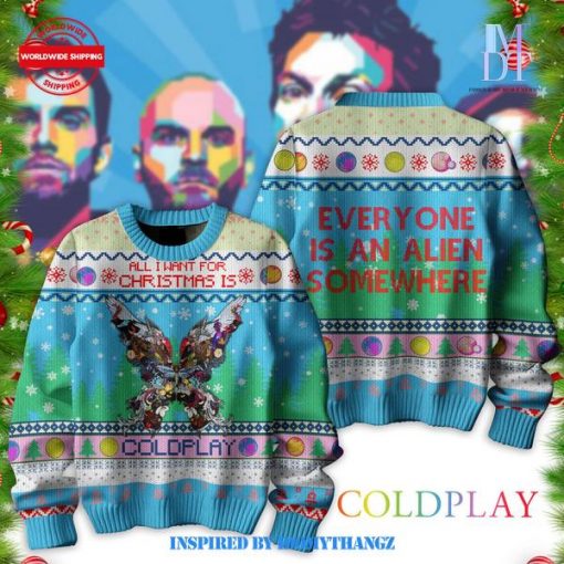 Coldplay Everyone Is An Alien Somewhere Sweater