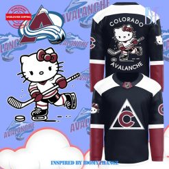 Colorado Avalanche x Hello Kitty 50th Anniversary Hockey Jersey