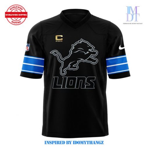 Detroit Lions New Season 2024 Limited Black Football Jersey