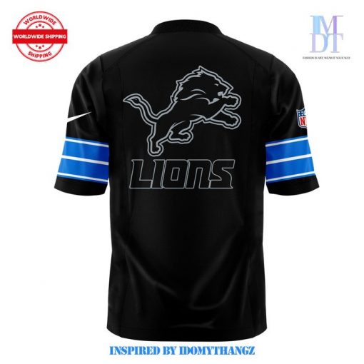 Detroit Lions New Season 2024 Limited Black Football Jersey