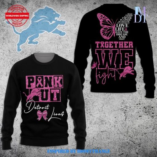 Detroit Lions Pink Out Sweater