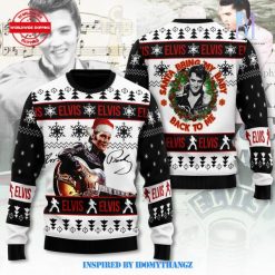 Elvis Presley Santa Bring My Baby Back To Me Sweater