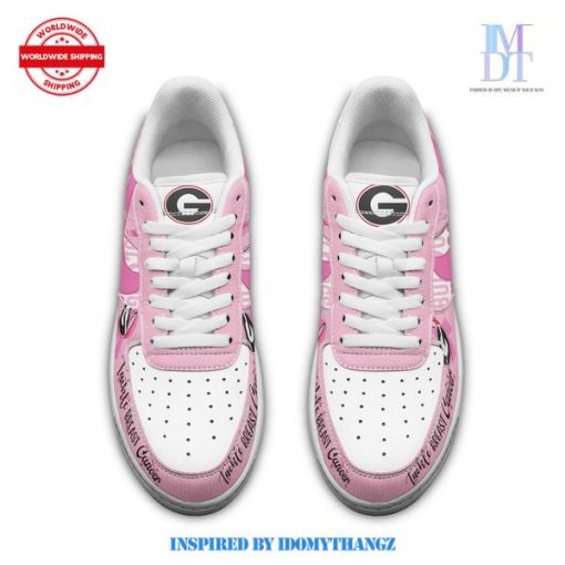 Georgia Bulldogs Tackle Breast Cancer Air Force 1