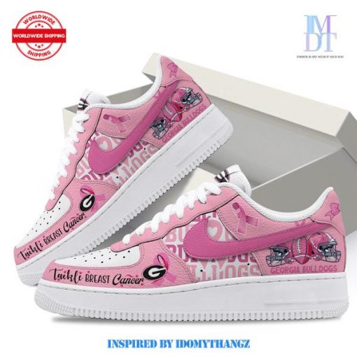 Georgia Bulldogs Tackle Breast Cancer Air Force 1