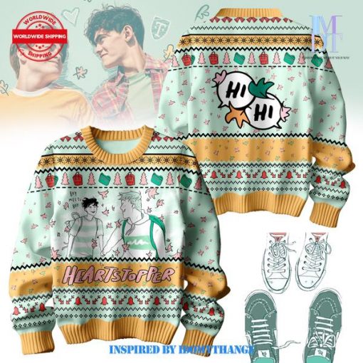 Heartstopper Hi Hi Christmas Ugly Sweater