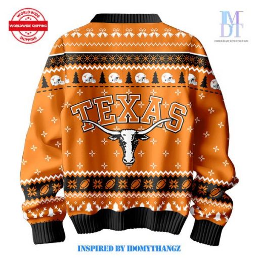 Houston Texans x Snoopy Car Orange Sweater