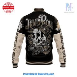 Jelly Roll Beautifully Broken Baseball Jacket