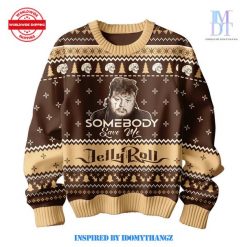 Jelly Roll Sombody Save Me Sweater