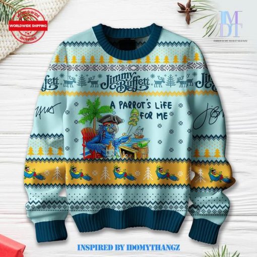 Jimmy Buffett A Parrot Is Life For Me Sweater