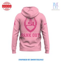 LSU Tigers Tackle Breast Cancer 2024 Pink Hoodie