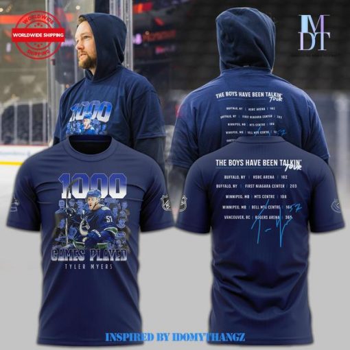 Limited Edition 1000 Games Played Vancouver Canucks Shirt