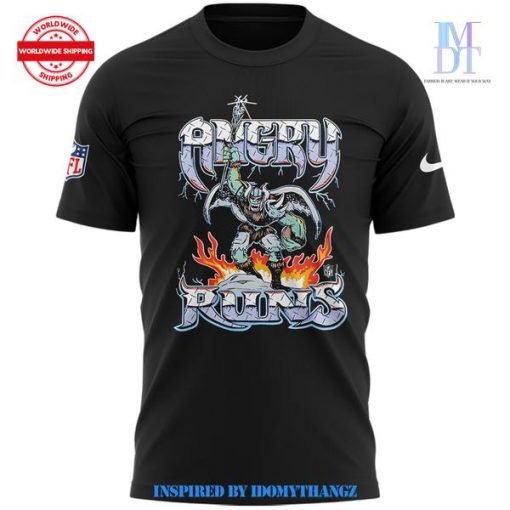 Limited Edition Angry Runs NFL Tee Shirt