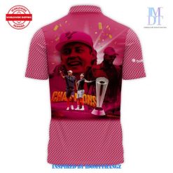 Limited Edition LIV Golf 2024 Team Champions Pink Polo Shirt