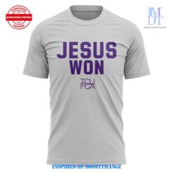 Limited Edition TCU Horned Frogs Football 2024 Jesus Won Shirt