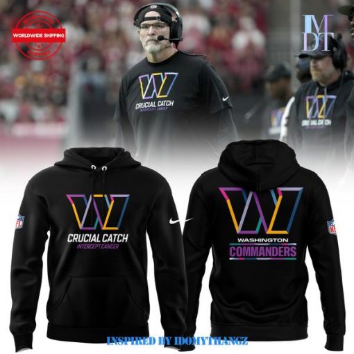 Limited Edition Washington Commanders 2024 NFL Crucial Catch Hoodie