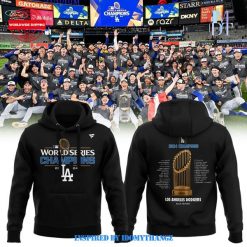 Limited Los Angeles Dodgers World Series Champions 2024 Black Hoodie