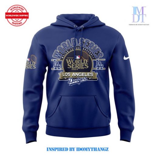 Los Angeles Dodgers ’47 Royal 2024 World Series Hoodie