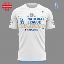 Los Angeles Dodgers Champions National League 2024 White Shirt