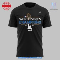 Los Angeles Dodgers World Series Champions 2024 Black Shirt