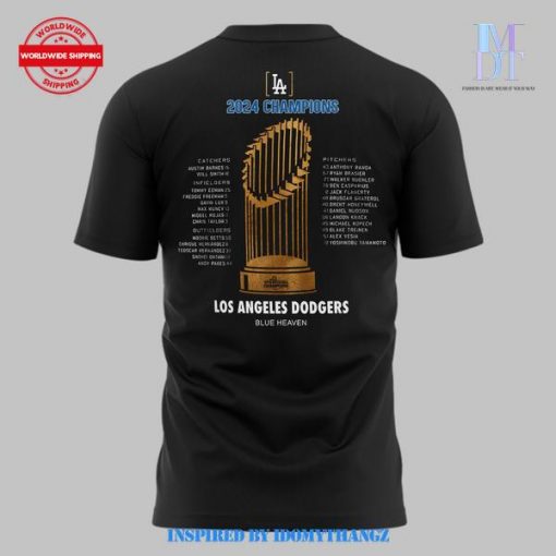 Los Angeles Dodgers World Series Champions 2024 Black Shirt