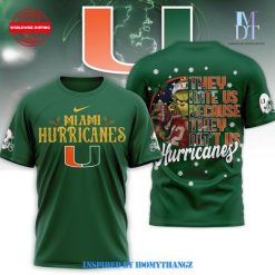 Miami Hurricanes The Hate Us Because The Ain’t Us Shirt