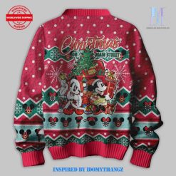 Mickey Mouse Christmas On Main Stress Sweater