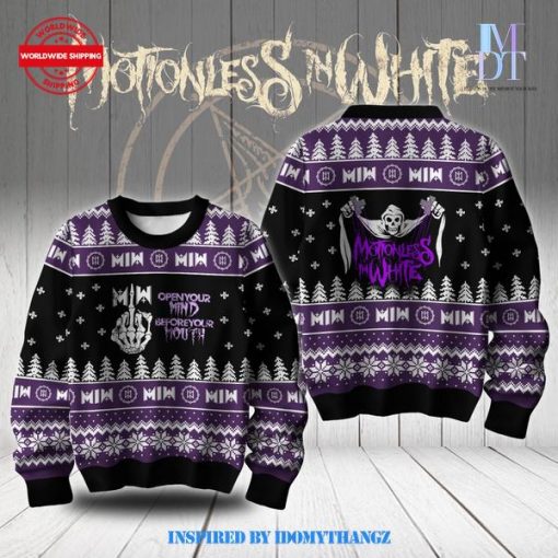 Motionless In White Open Your Mind Before Your Mouth Sweater