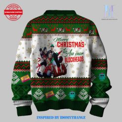 NKOTB Merry Christmas To An Our Blockheads Sweater