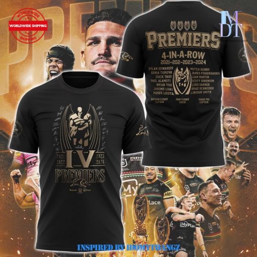 NRL Premiers Champions Penrith Panthers Limited T-Shirt