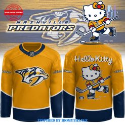 Nashville Predators X Hello Kitty 2024 Limited Edition Jersey