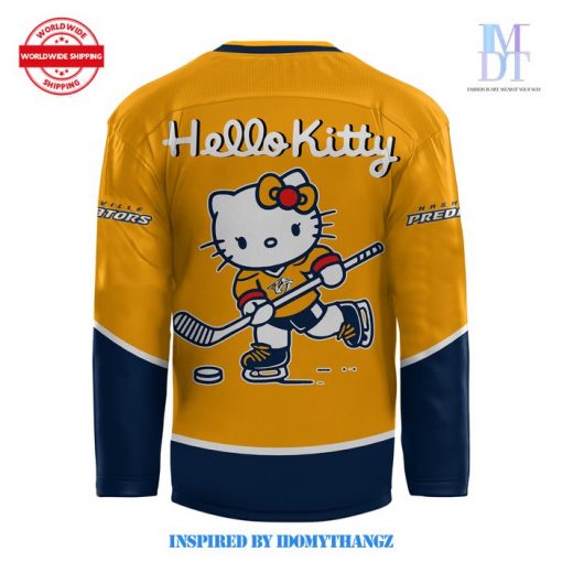 Nashville Predators X Hello Kitty 2024 Limited Edition Jersey