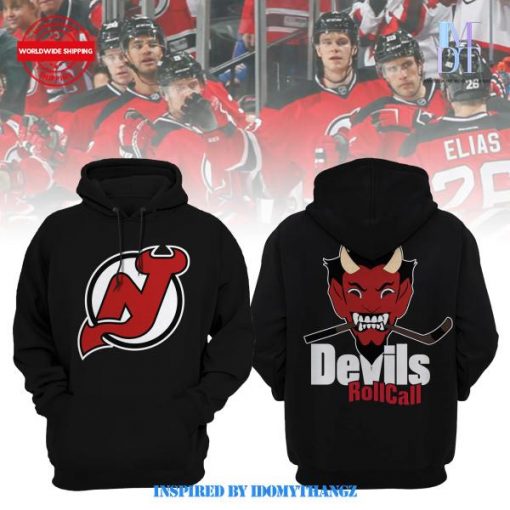 New Jersey Devils Devils Rollcall Black Hoodie