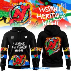 New Jersey Devils Hispanic Heritage Night 2024 Limited Black Hoodie