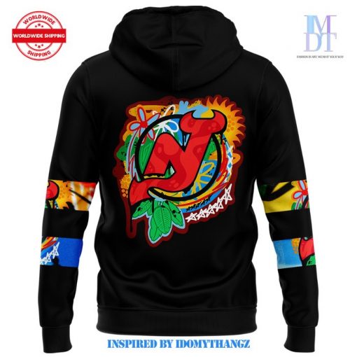 New Jersey Devils Hispanic Heritage Night 2024 Limited Black Hoodie