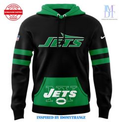 New York Jets Legacy Black Pullover Hoodie