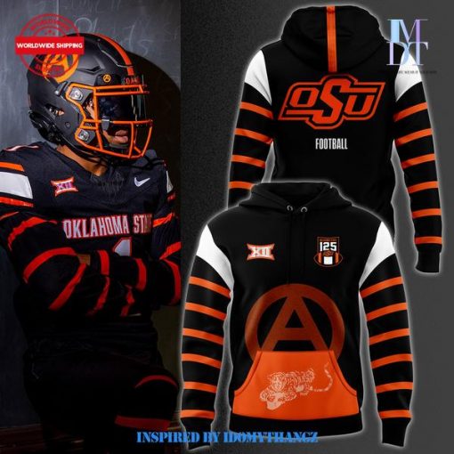 OSU Cowboy Throwback Pullover Black Hoodie