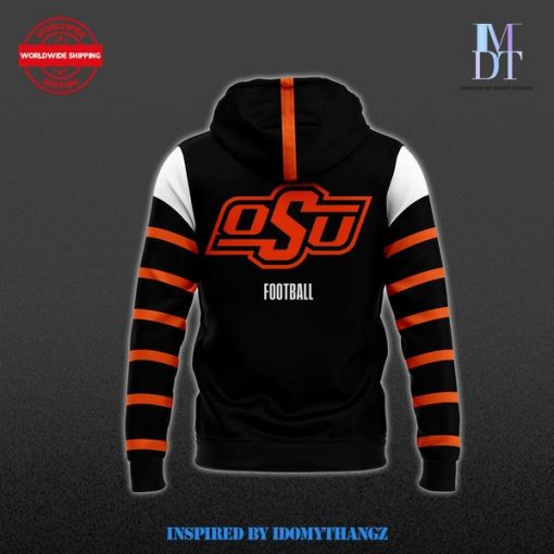 OSU Cowboy Throwback Pullover Black Hoodie