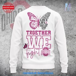 Ohio State Buckeyes Love Life White Sweater