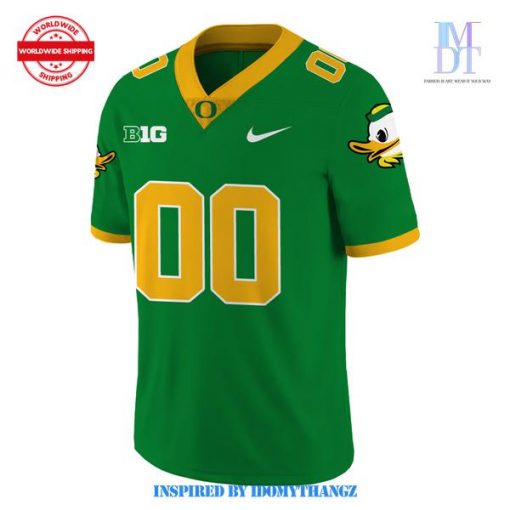 Oregon Ducks Gang Green Football Jersey 2024