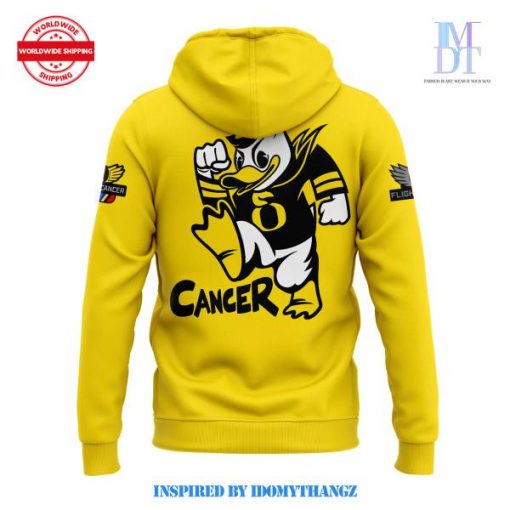 Oregon Ducks Stomp Out Cancer Heroes Hoodie