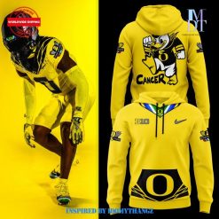 Oregon Ducks Stomp Out Cancer Heroes Hoodie