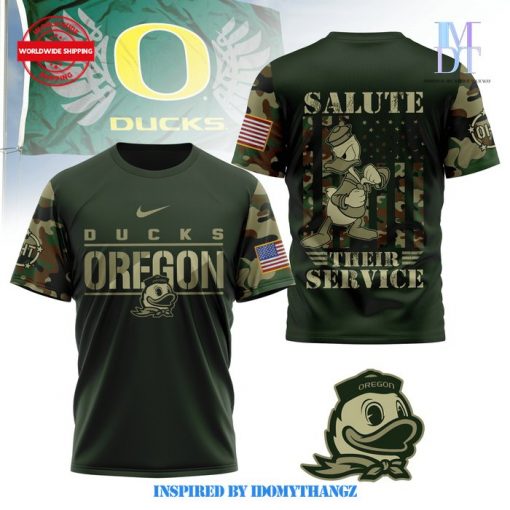 Oregon Salute To Service 2024 Camo Shirt