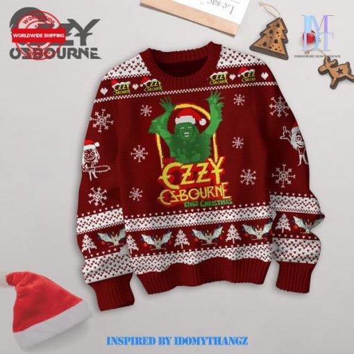 Ozzy Osbourne Stole Christmas Sweater