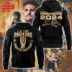 Penrith Panthers Premiers NRL 4 In A Row Hoodie